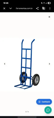 Carrinho de carga 350kg
