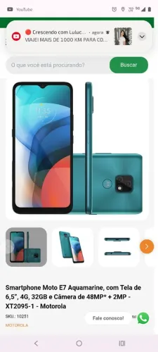 Celular Moto E 7 Plus