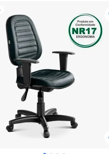 Cadeira Diretor Giratória Ergonomica Nova NR17