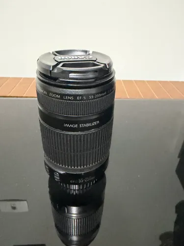 Lente canon efs 55-250 f4  -5.6 is