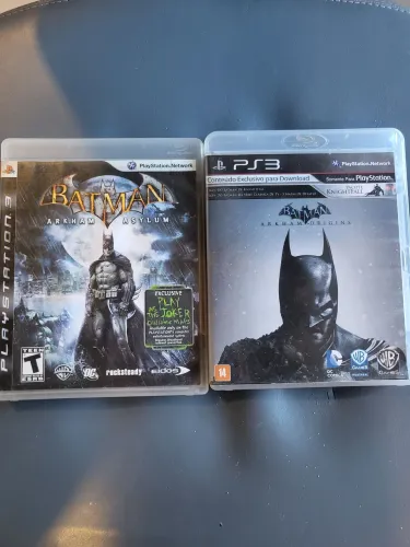 Batman Arkham Asylum + Batman Arkham Origins Ps3