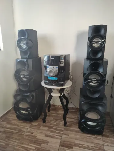 Som Philips MP3 - CD - bluetooth - pendrive - 1800W Rms 