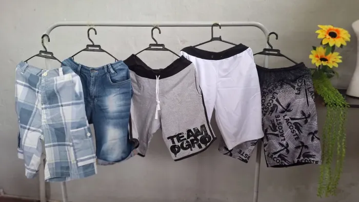 Calças/Bermudas/Camisas Masculina 