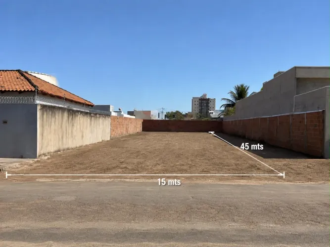 TERRENO À VENDA - 675 m² MURADO E COM ATERRO | JARDIM PARAÍSO FASE III - LEM | R$ 400 MIL