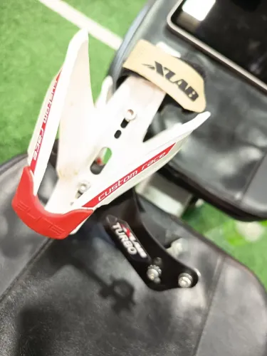 Suporte triathlon para 2 caramanhola no selim xlab turbo com velcros