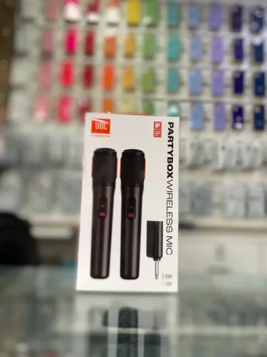 MICROFONE JBL PAR PRETO LACRADO 