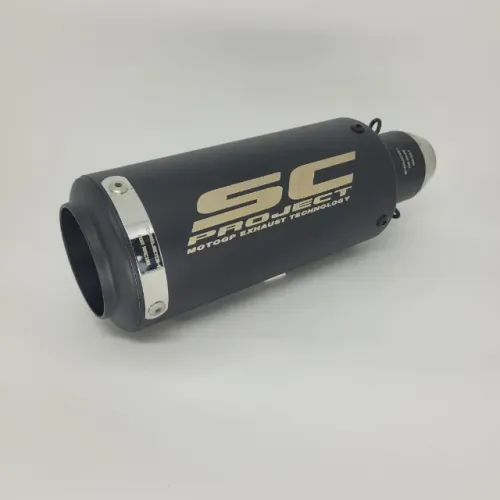 Ponteira De Escapamento Para Moto Ronco Esportivo - Escape SC Project Round
