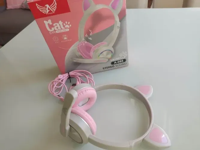 Fone Ouvido Altomex Cat Luz Led + Faço entrega