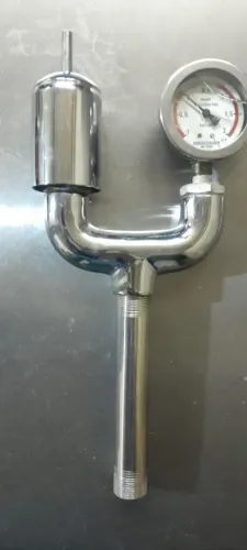 Conjunto de Segurança para Caldeirão Industrial (válvula e Manômetro)