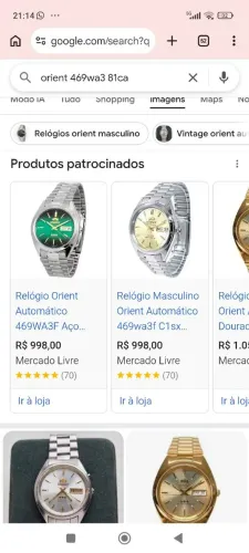 Relógio ORIENT ( MANUTENÇÃO)