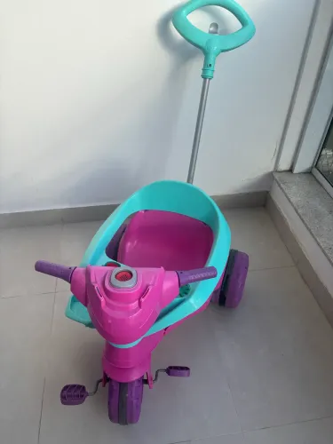 Triciclo infantil rosa
