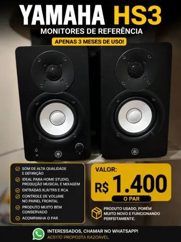 Monitor de audio Yamaha HS3