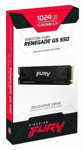 SSD Kingston Fury Renegade G5, 1024GB, M.2 2280, PCIe 5.0 NVMe