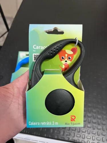 COLEIRA RETRÁTIL CARACOL