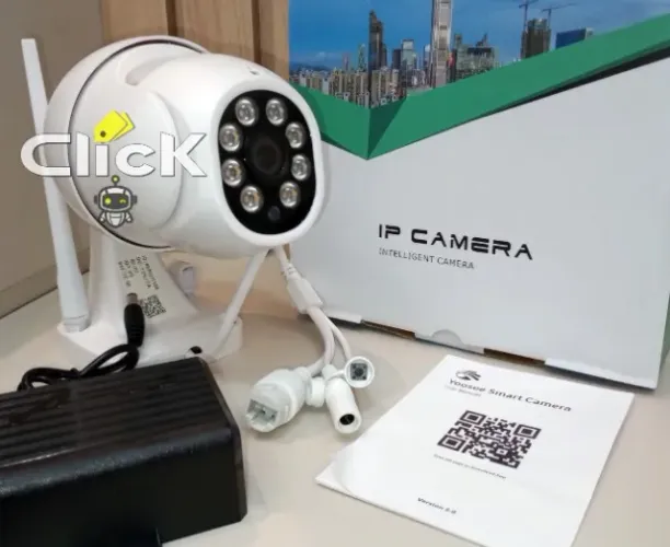 Câmera IP Speed Dome Externa 360° IP66 Infravermelho