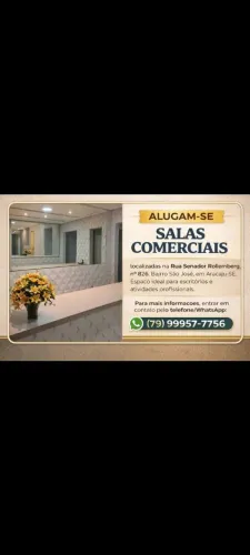 Alugo salas comerciais 