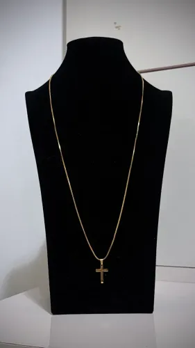 Corrente Dourada 70 cm 1,5 mm