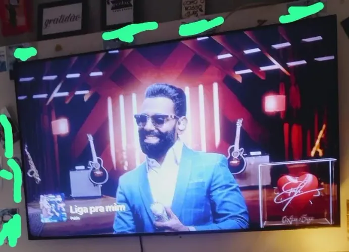 TV 55 polegadas Samsung pra trocar a tela.