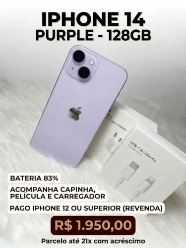 Iphone 14 128G Bateria 83%