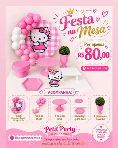 Kit festa na mesa