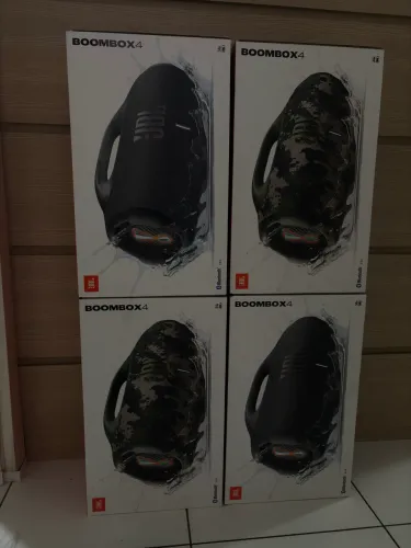 JBL Boombox 4 camuflada, lacrada, nota fiscal e garantia de 1 ano