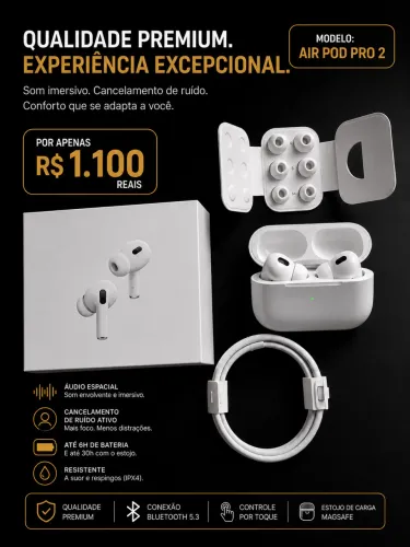 Air Pod 2 - Ótimo estado de conservação