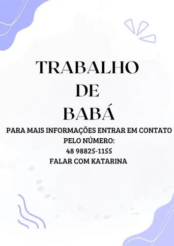 OFEREÇO SERVIÇOS DE BABÁ