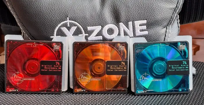 3 MDs Sony 74 min Color Collection