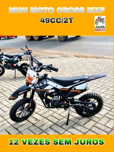 MINI MOTO CROSS MXF 49CC/2T PARTIDA ELÉTRICA EM 12 VEZES SEM JUROS 