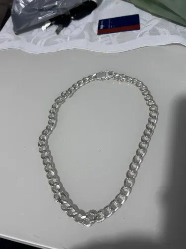 Cordão 137G prata pura