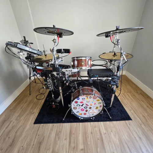 Bateria Eletrônica TD12 + Edrum Midi + Royalty Hybrid + DrumPad