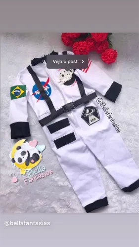 Roupa do tema astronauta 