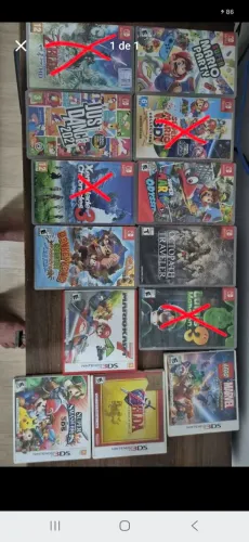 Jogos de nintendo switch e 3ds