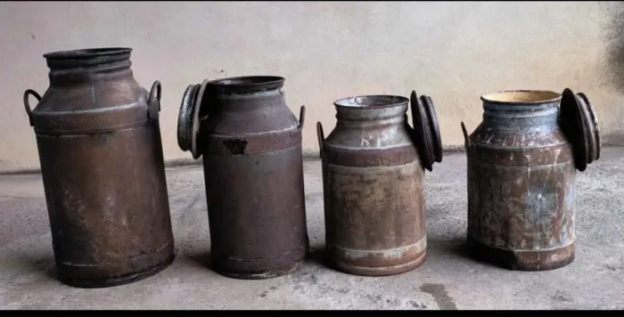 Latas de ferro fundido pra enfete