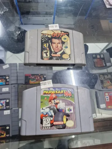 007 e mario kart nintendo 64 original