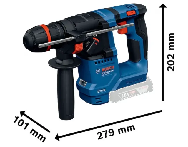 Bosch Martelete Perfurador GBH 18V-18 X sem bateria