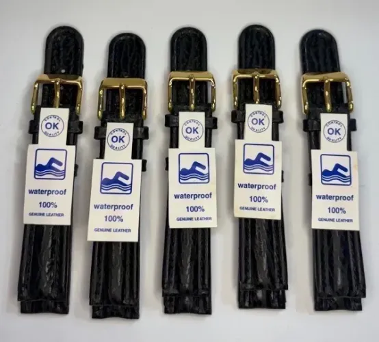 Kit 5 Pulseiras De Couro Legítimo 18mm Para Relógio De Pulso Vintage / Clássico Premium?
