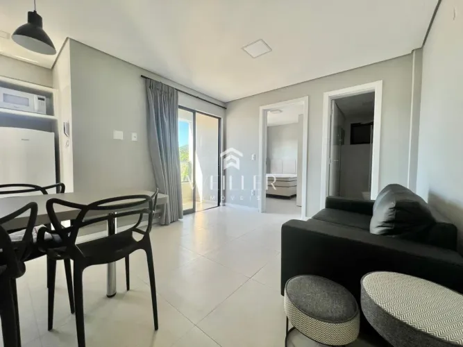 Apartamento mobiliado para locação, 1 quarto, 1 vaga de garagem, bairro Fazenda, Itajaí-SC