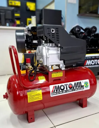 Motocompressor 50 Litros Motomil Bivolt - Entrega gratis