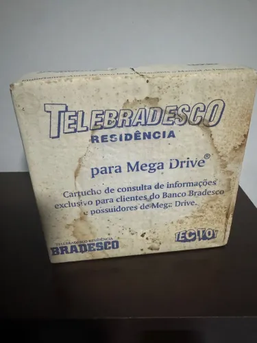 Cartucho raro de Mega Drive Telebradesco