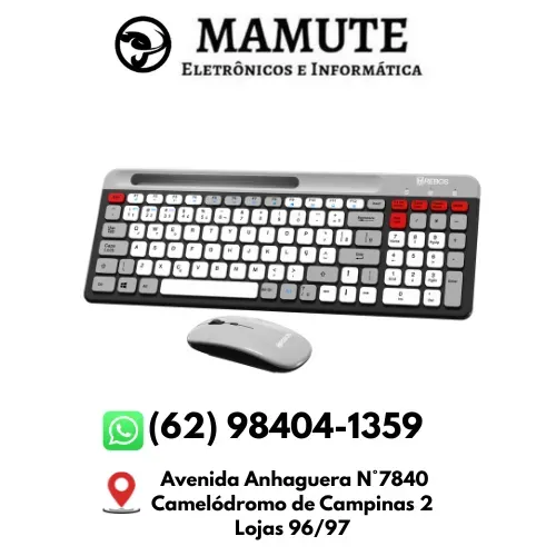 Kit Teclado E Mouse Hrebos If-306 Usb Bluetooth