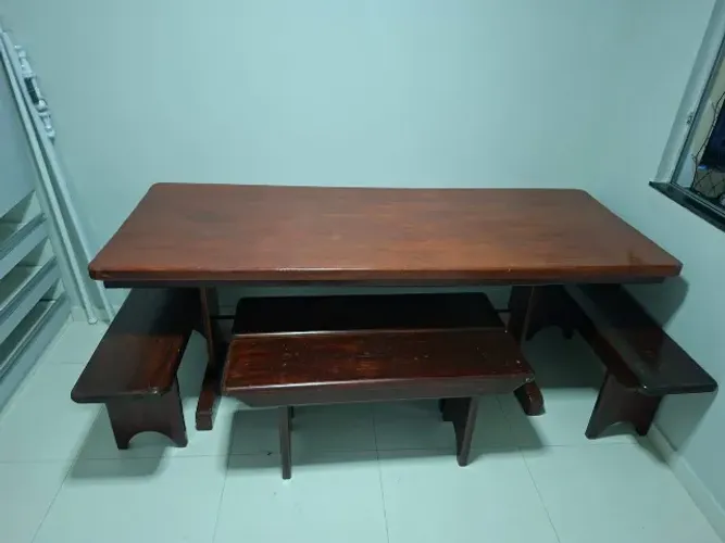 Mesa de Madeira Grande de 10 Lugares