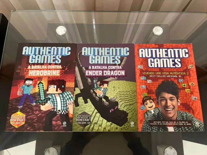 Coleção Livros Authetic Games Minecraft