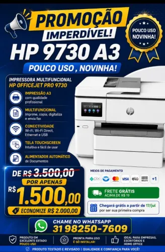 Vendo impressora HP 9730 A3