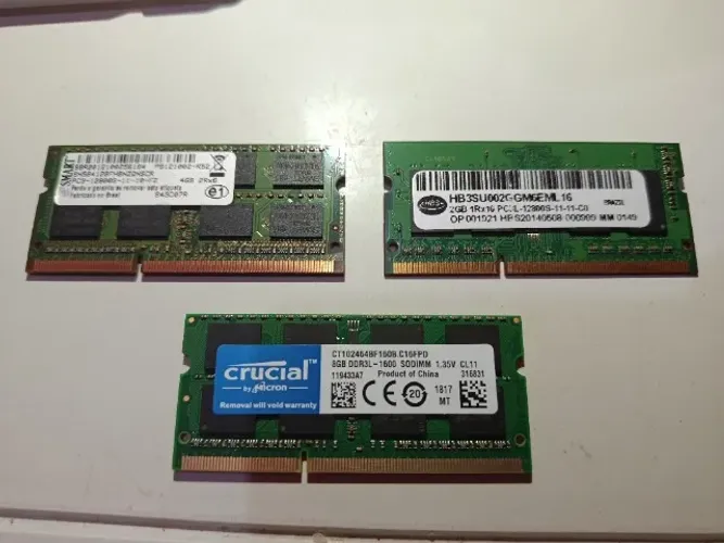 MEMÓRIAS RAM PARA NOTEBOOK DDR3L - 2GB, 4GB E 8GB