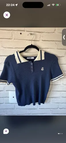 Camiseta Polo Yunee Azul Royal