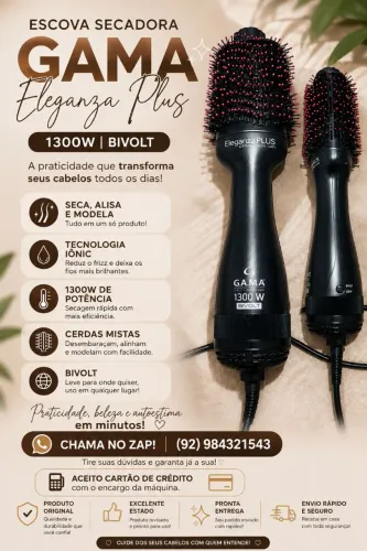 Vende se escova secadora