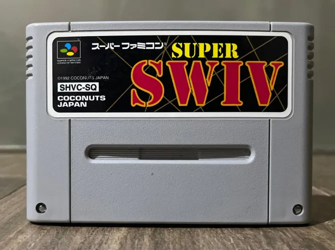 SUPER SWIV SUPER FAMICOM ORIGINAL