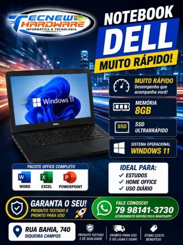 Notebook Dell Super rápido