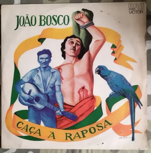 Vinil LP João Bosco - Caça À Raposa (1975) Samba / MPB